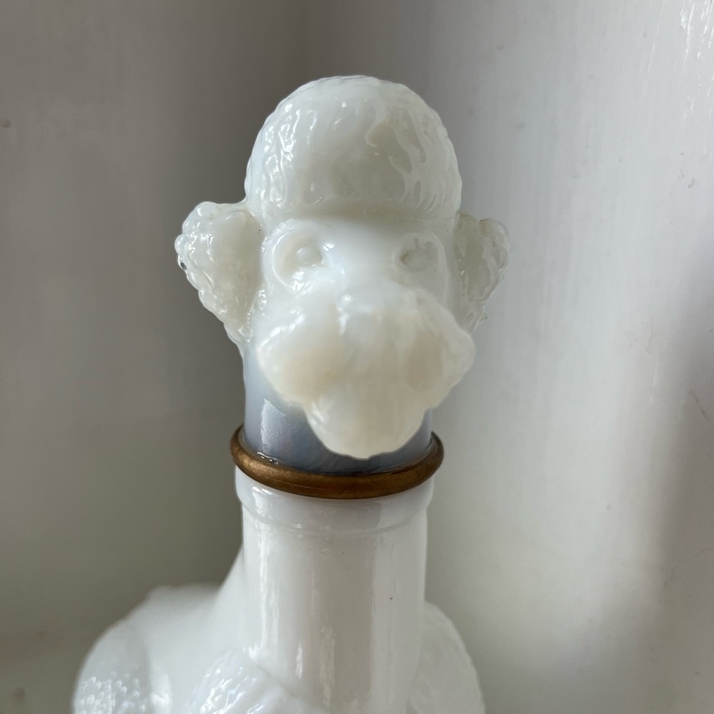 Vintage Glass Poodle Bottle - Picture 2 of 2